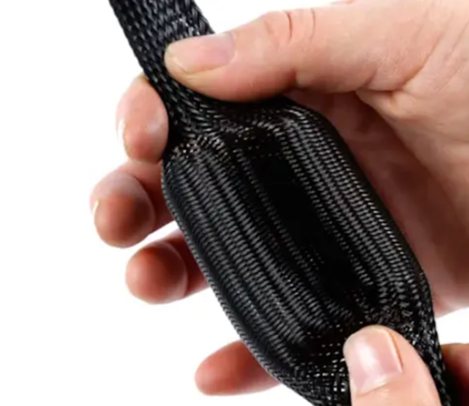 Оплетка защитная термостойкая JDD Tech полиамидное моноволокно Ø14-30 мм 10 м Черный (000049878) - фото 9