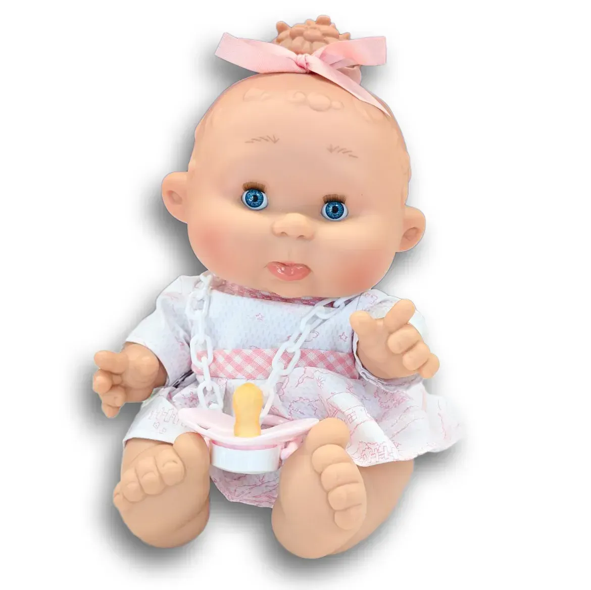 Пупс Nines d`Onil с ароматом ванили из винила в бело-розовом платье 26 см (150-98-0814.1) Пупс Nines d`Onil с ароматом ванили из винила в бело-розовом платье 26 см (150-98-0814.1)