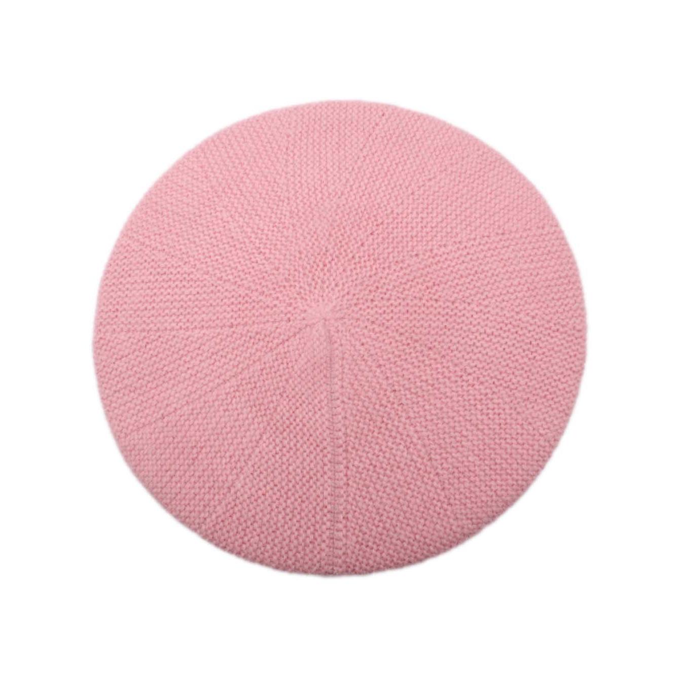 Берет женский одинарный Leks Калина one size Розовый рассвет