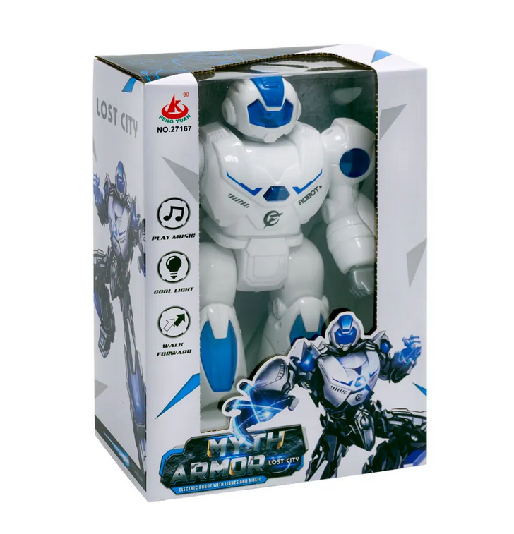Інтерактивний робот 27167 ходить/звуки стрільби/світло 22 см