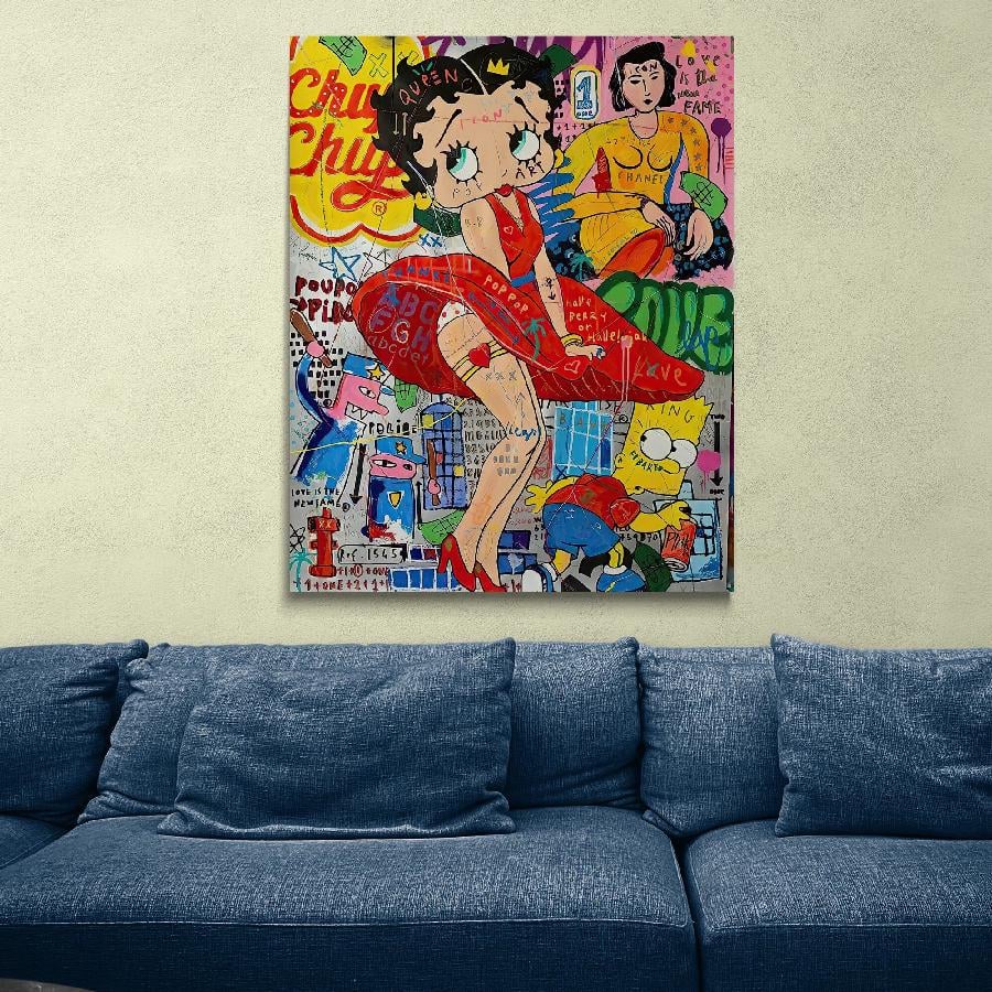 Репродукция картины на холсте HolstPrint 60х90 см