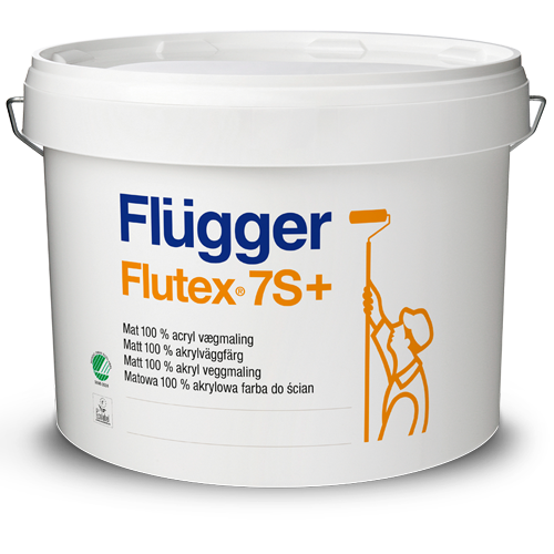 Краска латексная акрилова Flugger Flutex 7S + Base 4 9,1 л