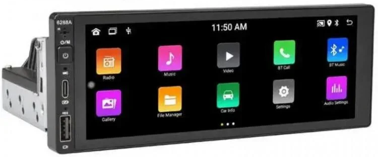 Автомагнитола 1DIN-6.9 Android 12 Carplay 2/32 GB (42455-6288A32_2670)