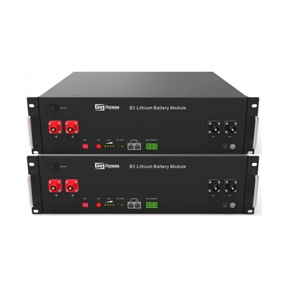 Аккумуляторный блок Dyness LiFePO4 B3 7,2 кВт 48V 150 Aч (2382847196)