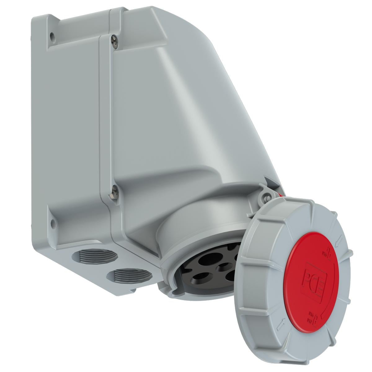 Силова розетка настінна PCE 3P+E IP67 63A 400V (134-6)