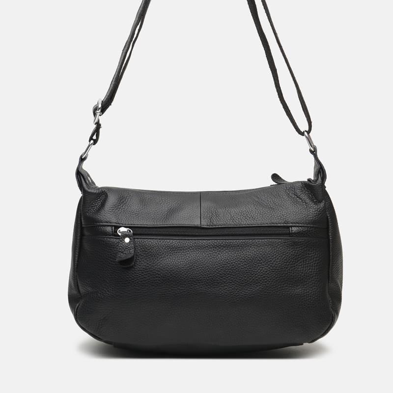 Сумка кожаная женская Borsa Leather K1028a Black - фото 3