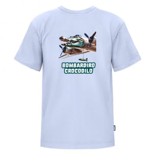 Футболка детская FATLINE Premiun BOMBARDIRO CROCODILO 128 см Бледно-голубой (19409166-14-211504-S)