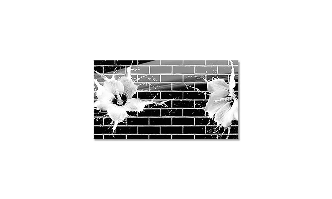 Наклейка виниловая на стол Zatarga Черные кирпичи 650х1200 мм (1262637357)