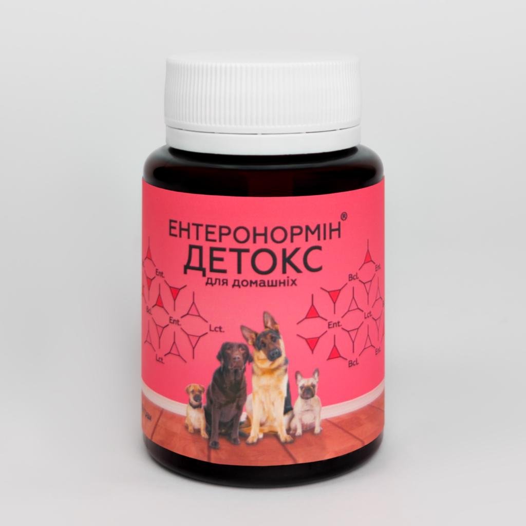 Синбиотик Ентеронормін Детокс для питомцев 90 г (10264090)