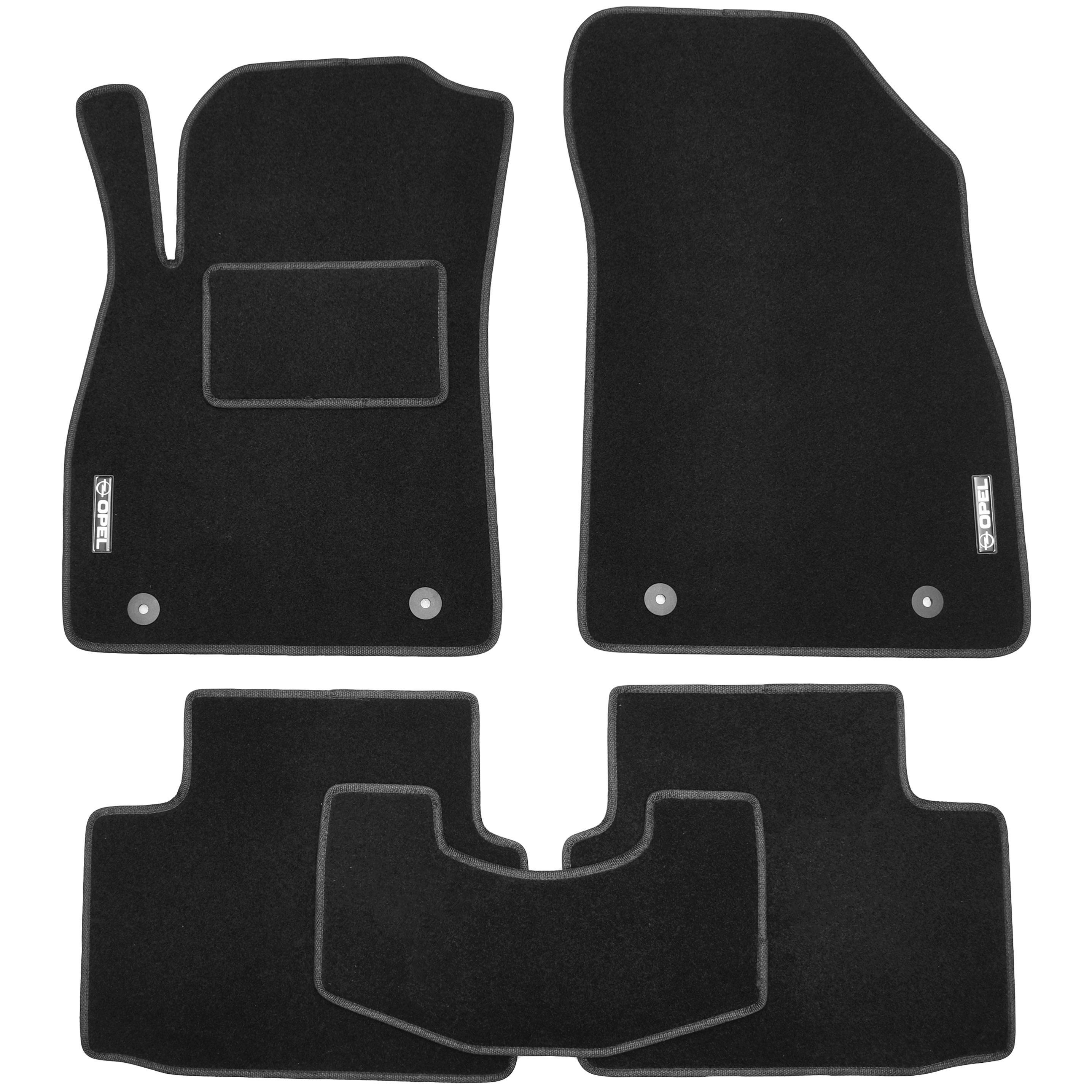 Коврики в салон Стандарт для Opel Insignia '09-17 текстильные Черный