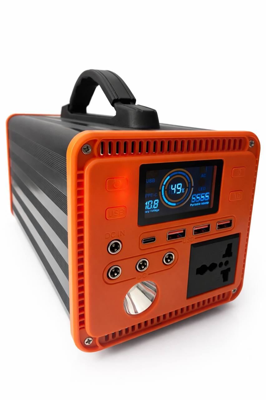 Зарядная станция 110Wh 300W чистая синусоида Type-C с фонарем (ES03-M)