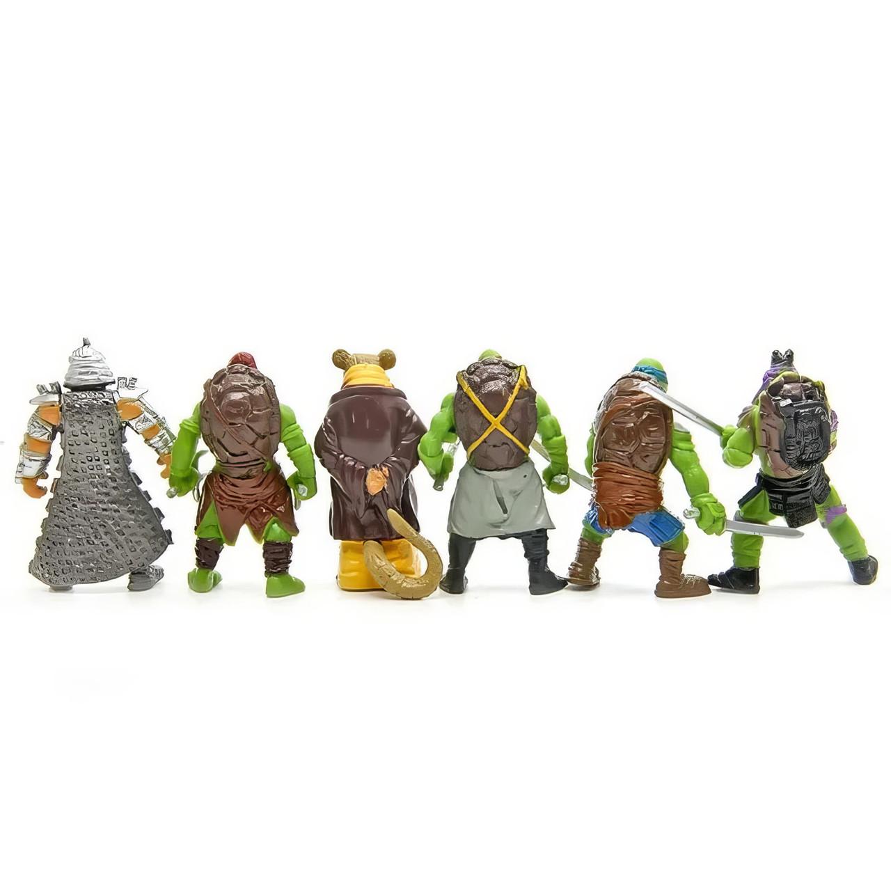 Набор фигурок TMNT Ракушки Ниндзя 6в1 5 см (17662660) - фото 5