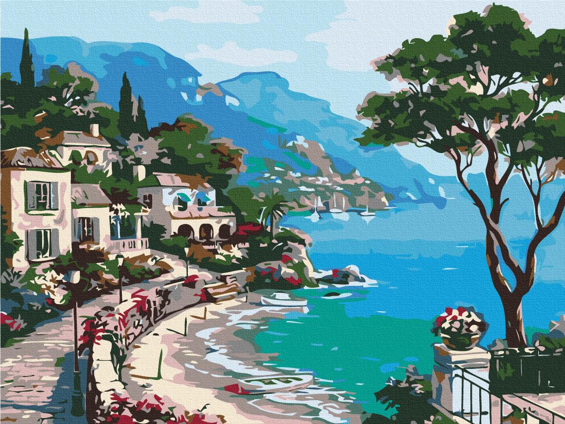 Картина по номерам Brushme Итальянская набережная 30x40 см (RBS51971)