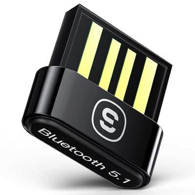 Адаптер Essager Mini Bluetooth USB 5.0 Черный (610975)