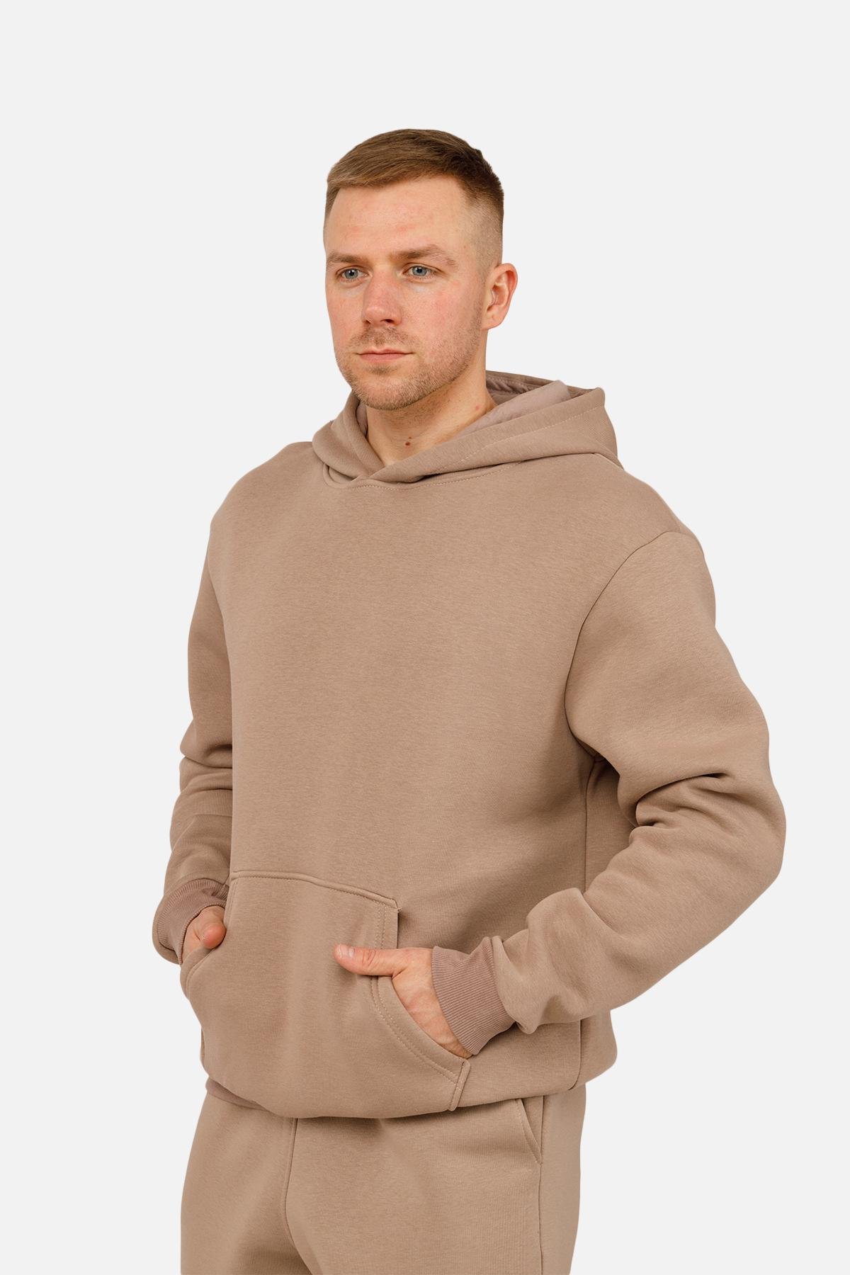 Худи мужское ЦБ-00254620 р. 54 Капучино (SKT001004958)