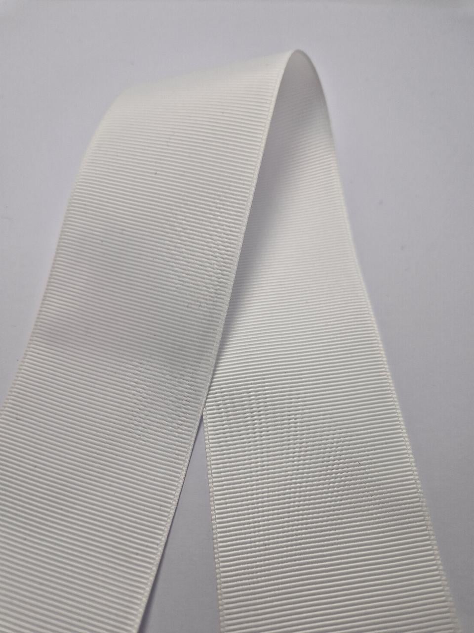 Стрічка репсова 5 см Білий (1853705814) Стрічка репсова 5 см Білий (1853705814)