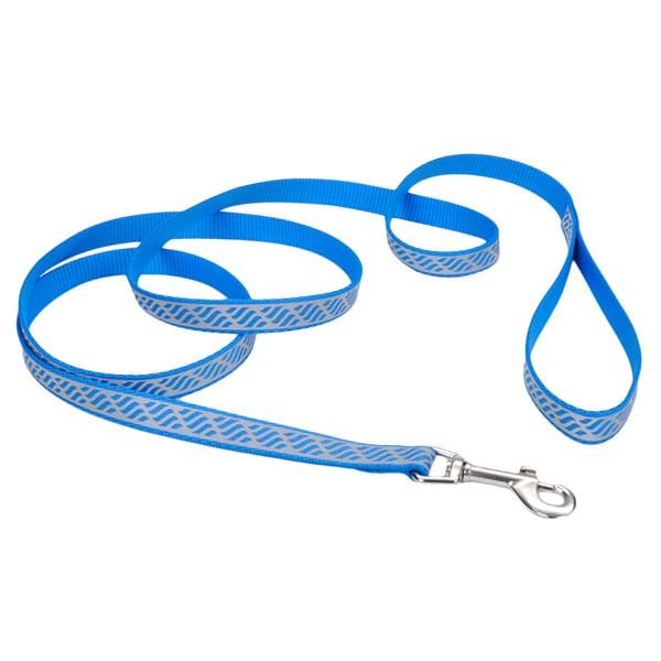 Поводок для собак светоотражающий Coastal Lazer Brite Reflective Leash 1,6 см 1,2 м (46434_BWV04)