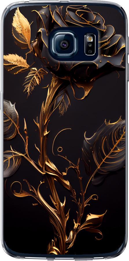 Чехол на Samsung Galaxy S6 Edge G925F Роза 3 (5552t-83-42517)