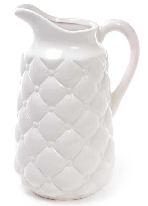 Кувшин керамический Stone Flower для напитков 1,8 л Белый (BD-733-140)