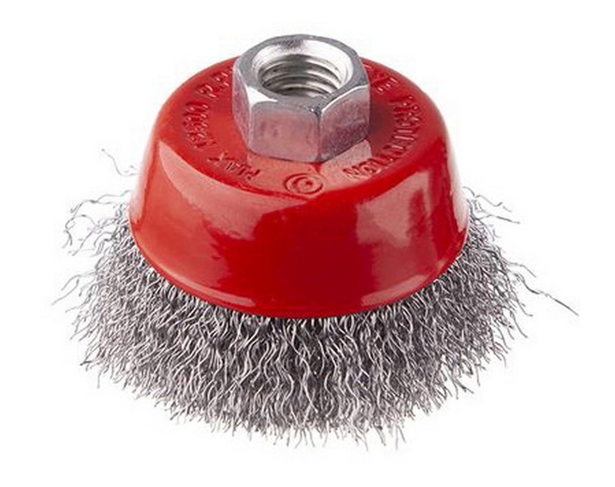 Щетка торцовая рифленая проволока Werk 65 мм М14 1 шт. (40377)