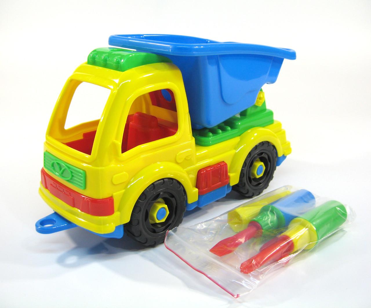Конструктор развивающий самосвал ТМ Toys Plast (ИП.29.002)