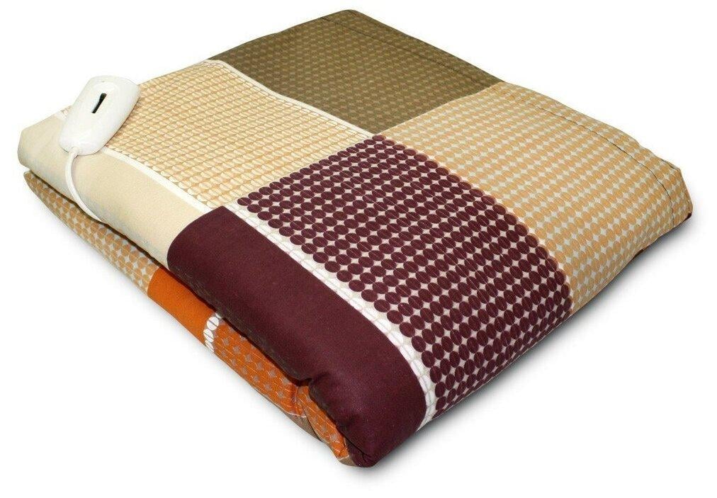 Электропростынь из износостойкой байки с подогревом от сети с регулировкой температуры 70х150 см