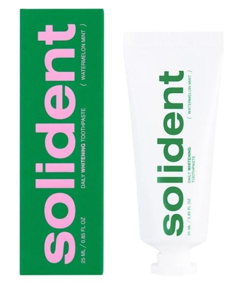 Зубная паста отбеливающая Solident Watermelon Mint Арбуз-мята 25 мл Зубная паста отбеливающая Solident Watermelon Mint Арбуз-мята 25 мл