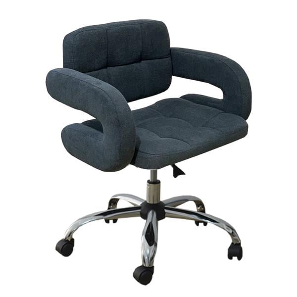 Крісло майстра на колесах Домінік Графітовий - фото 1