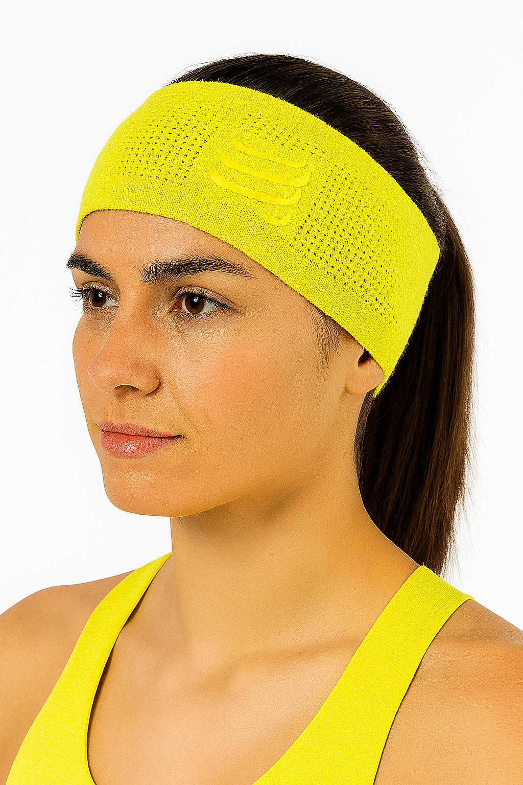 Повязка на голову спортивная Compressport Headband On/Off Желтый (633112) Повязка на голову спортивная Compressport Headband On/Off Желтый (633112)