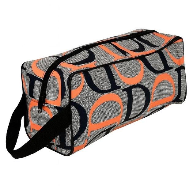 Дорожня косметичка DD 26х12х11 см White/Black/Orange