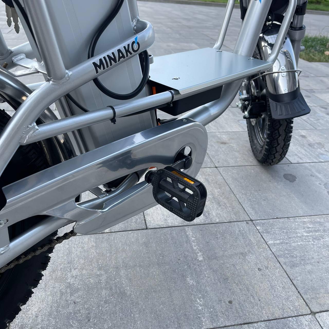 Електровелосипед Minako Monster 16" Chrome з підсиленим багажником (09865543) - фото 17 Електровелосипед Minako Monster 16" Chrome з підсиленим багажником (09865543) - фото 17