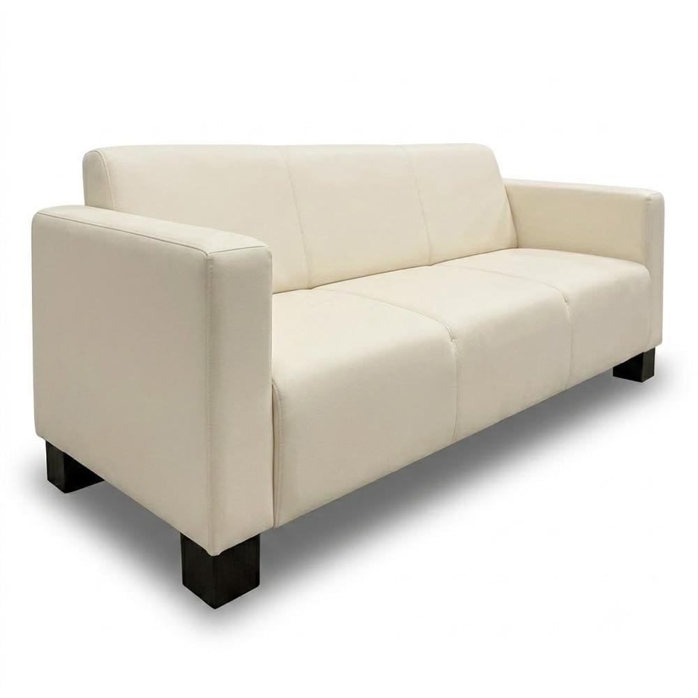 Диван Kansas экокожа Soft 210х75х88 см Beige (rich_sofa_00296)