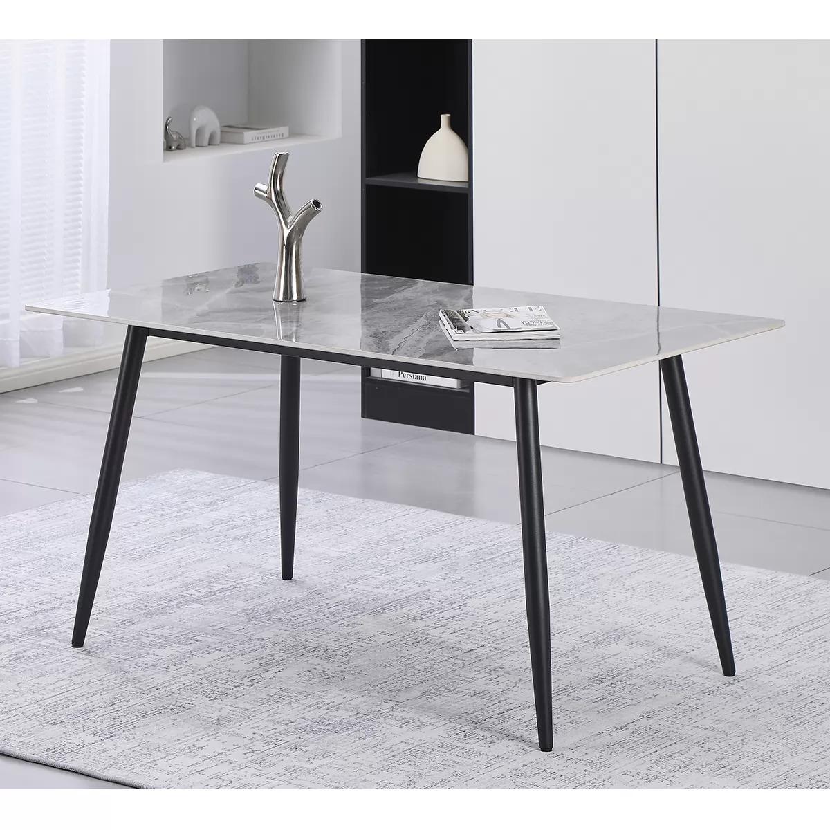 Обідній стіл для кухні Марбл Сірий мармур (28448217)