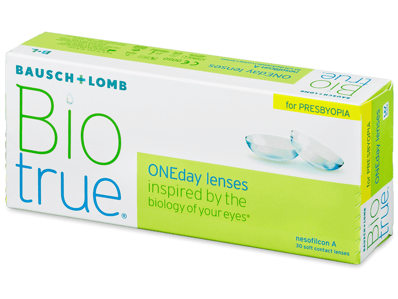 Контактные линзы Bausch&Lomb Biotrue ONEday for Presbyopia аддидация LО однодневные +1,5 30 шт. (8971-63)