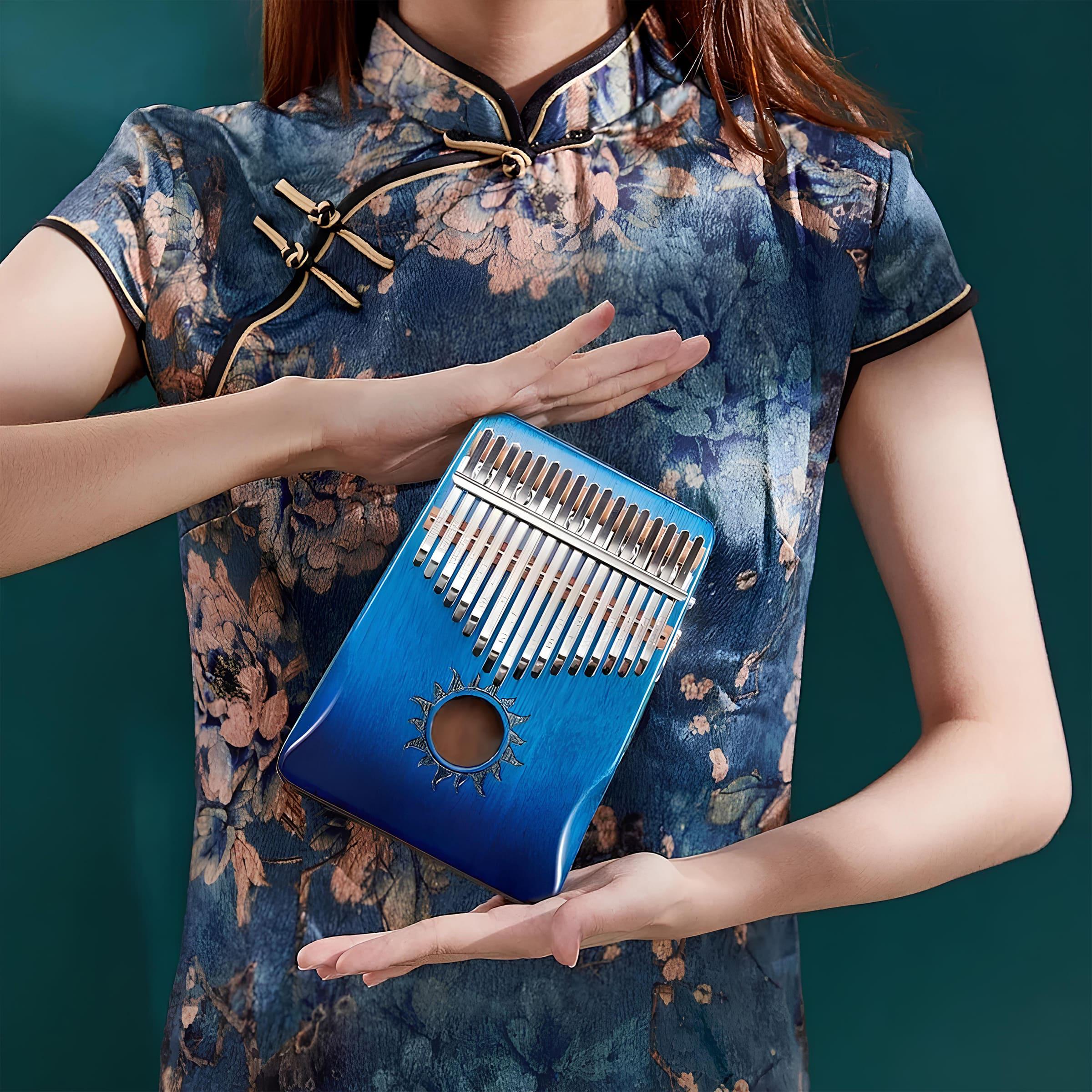 Калімба музичний інструмент Kayfovo KK-59 Пальчикове піаніно ручна робота дерево 17 клавіш (29264) - фото 6 Калімба музичний інструмент Kayfovo KK-59 Пальчикове піаніно ручна робота дерево 17 клавіш (29264) - фото 6