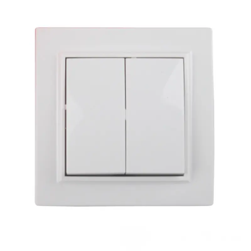 Выключатель двойной ElectroHouse Enzo IP22 Белый (EH-2102) Выключатель двойной ElectroHouse Enzo IP22 Белый (EH-2102)