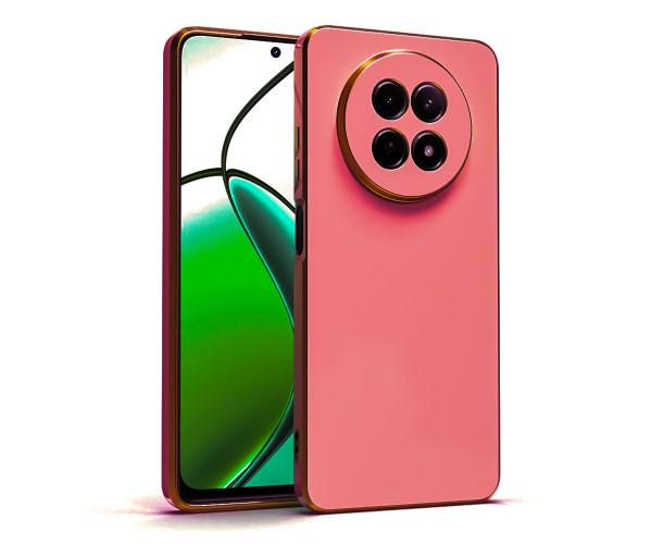 Чехол накладка Silicone Adds 6D для Realme 12 5G / 12X Кораловый