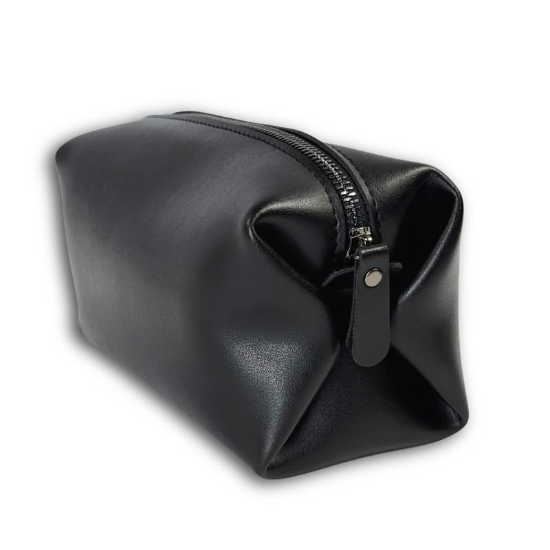 Косметичка из экокожи Gorillas Accessories Лаура гладкая Черный (FR37)