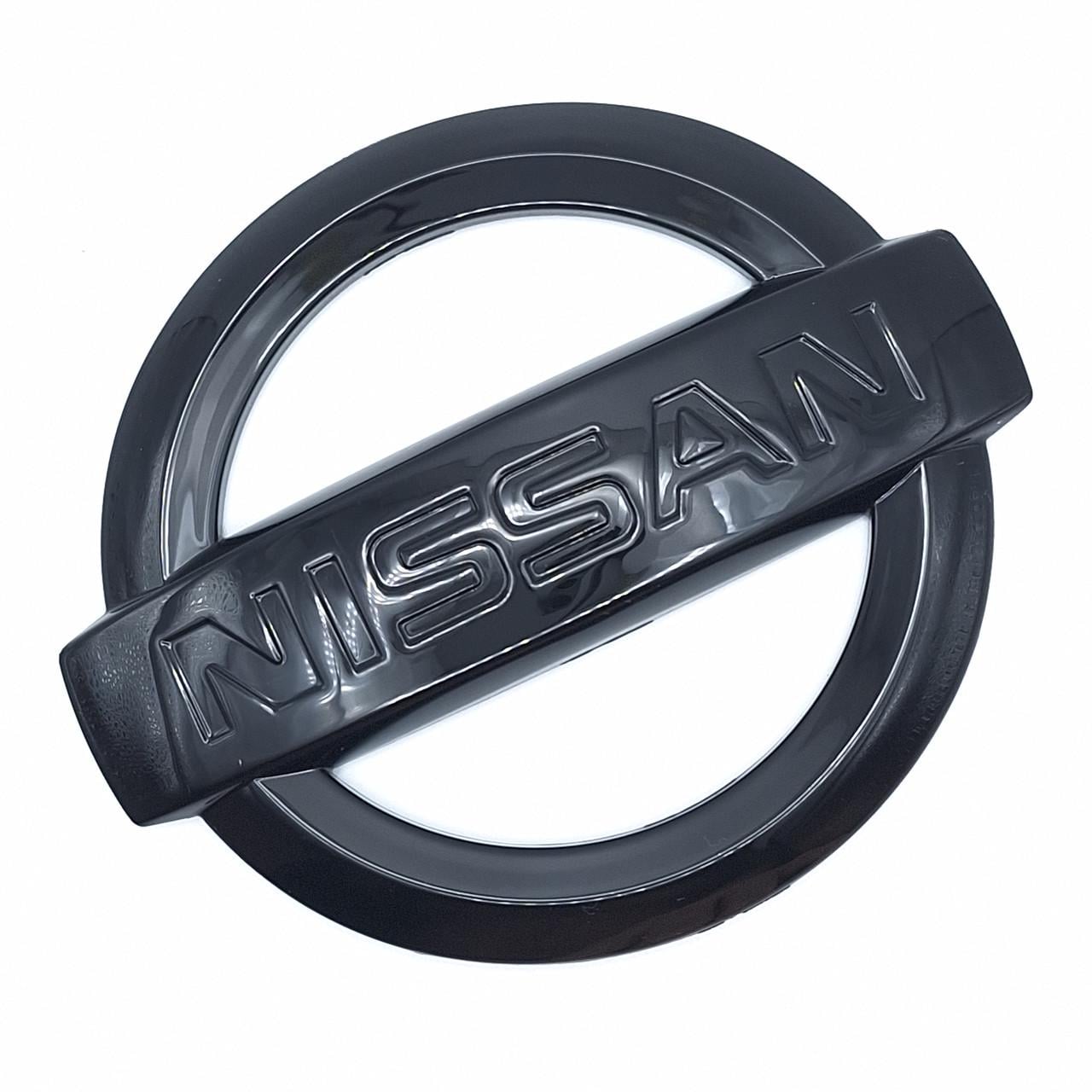 Эмблема Nissan 118х100 мм Черный глянцевый (2325619110)
