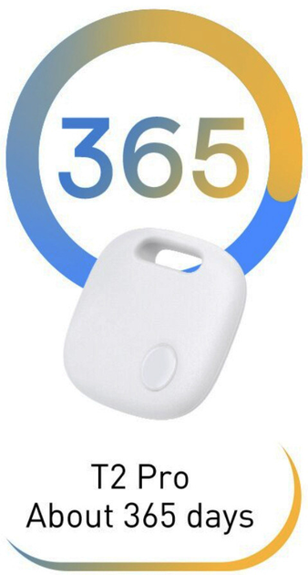 Поисковый брелок BASEUS T2 Pro Smart Device Tracker White (19366) - фото 8