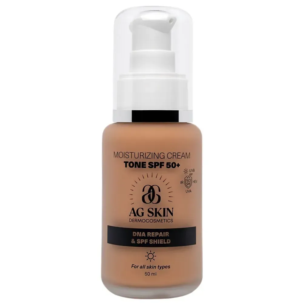 Крем увлажняющий AG Skin Moisturising Cream Tone SPF 50+ с тоном 50 мл (2471841735)