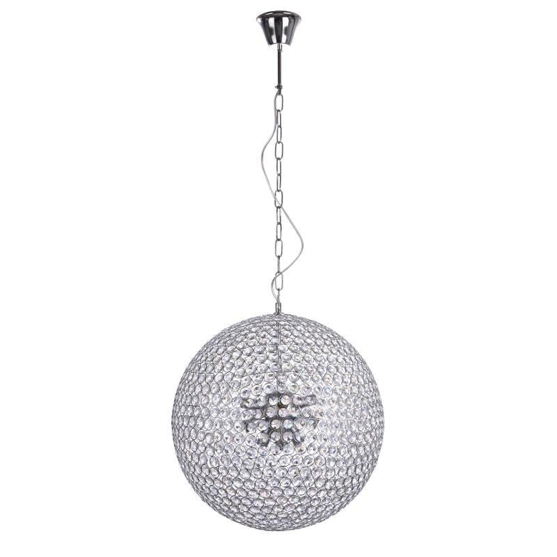 Люстра подвесная хрустальный шар лофт Brille Br-01 386S/9 E14 CH
