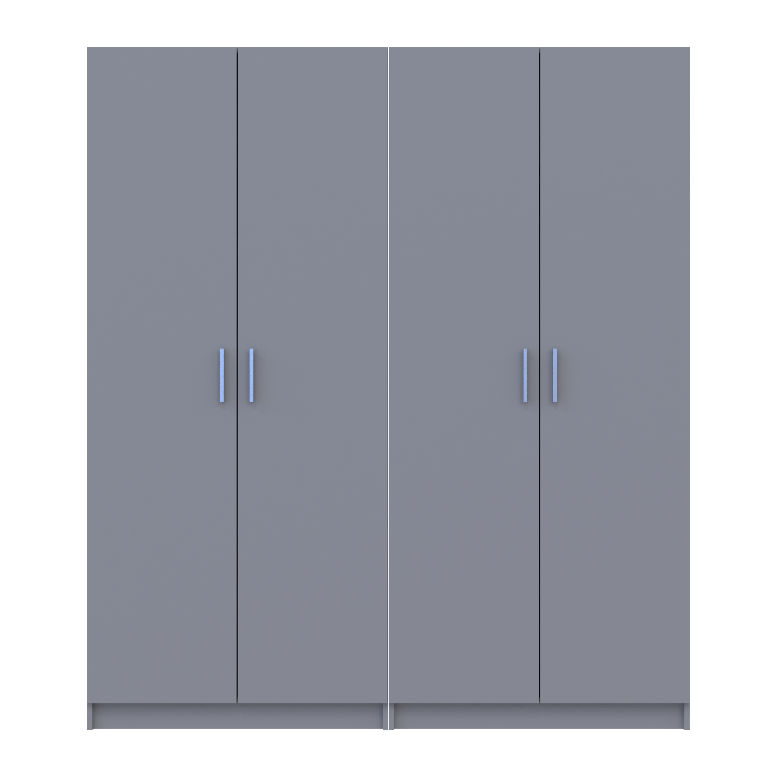 Шкаф комплект Промо 2+2 ДСП 180х48х204 см Серый (80737766)