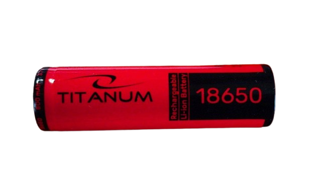 Акумулятор TITANUM літій-іонний 18650 без захисту 2000 mAh 1 шт. (2715) Акумулятор TITANUM літій-іонний 18650 без захисту 2000 mAh 1 шт. (2715)