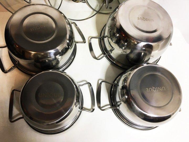 Набір каструль Unique UN-5072 8 предметів (5517) - фото 2 Набір каструль Unique UN-5072 8 предметів (5517) - фото 2
