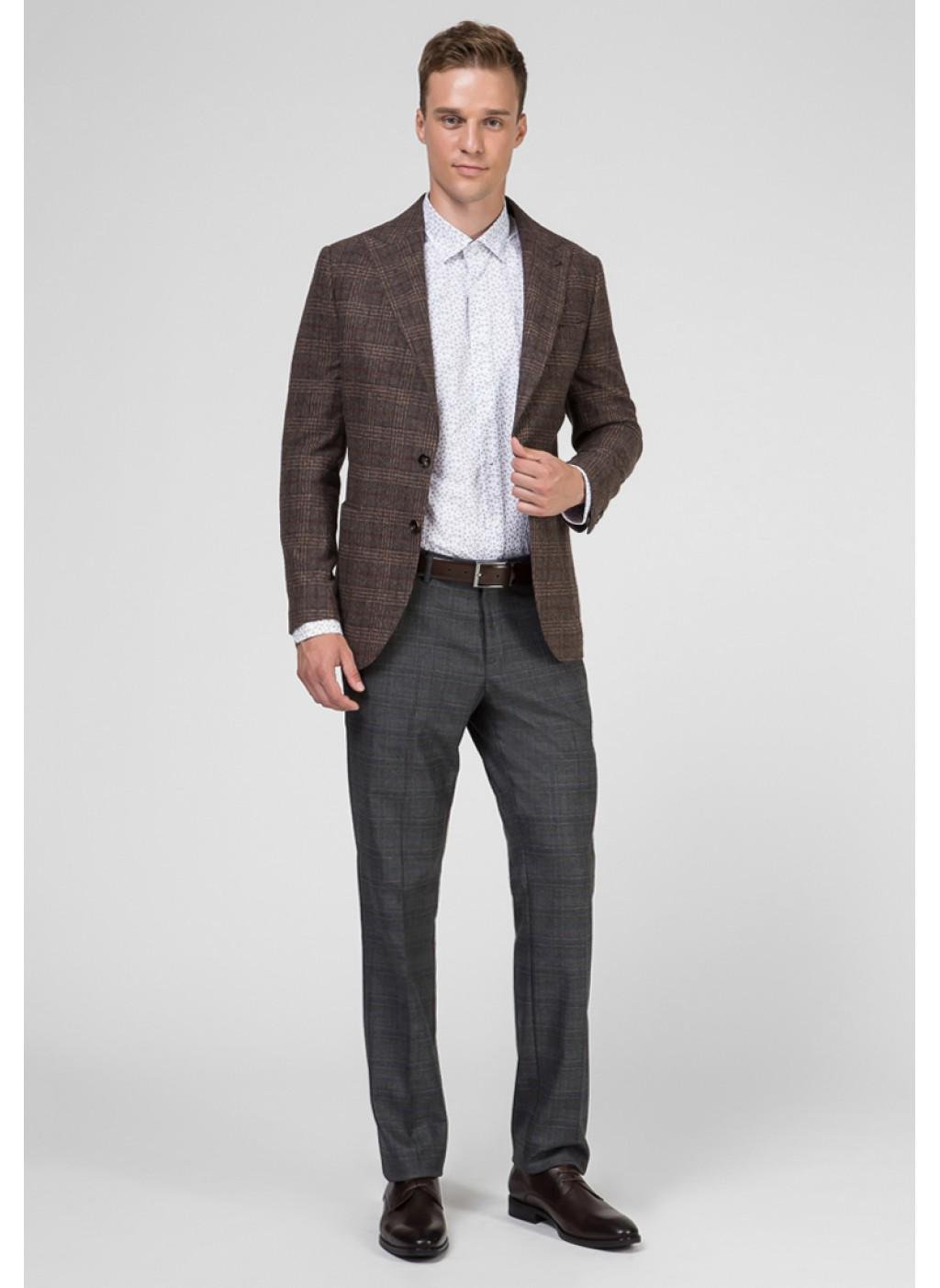 Піджак чоловічий NAVI NV92-3X-002-A р. 48 Коричневий - фото 2