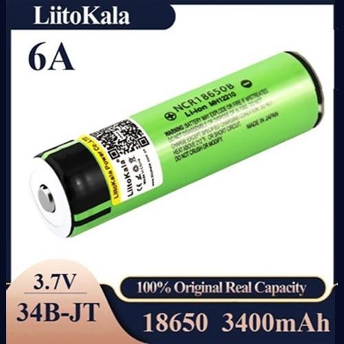 Аккумулятор LiitoKala 18650 NCR 34B-JT 3400 mAh - фото 3