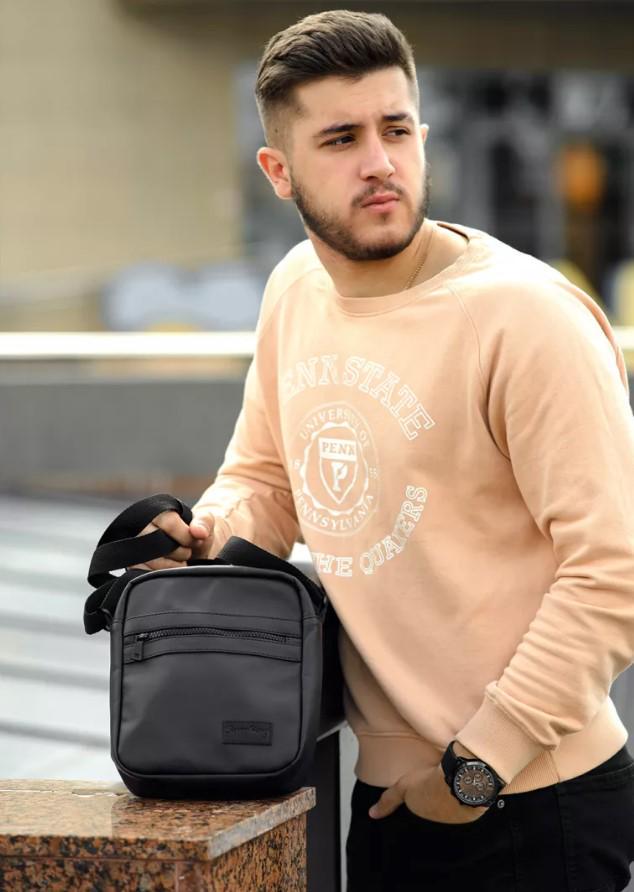 Мужская сумка мессенджер Sambag Makros Черный (70278001m) - фото 3 Мужская сумка мессенджер Sambag Makros Черный (70278001m) - фото 3