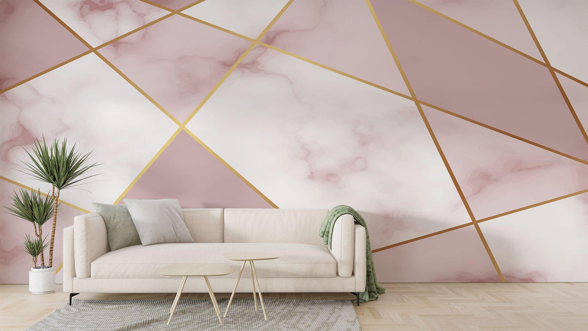 Фотошпалери флізелінові Styleo Print-walls Рожевий мармур 0193 300х200 см (Pw-0193)