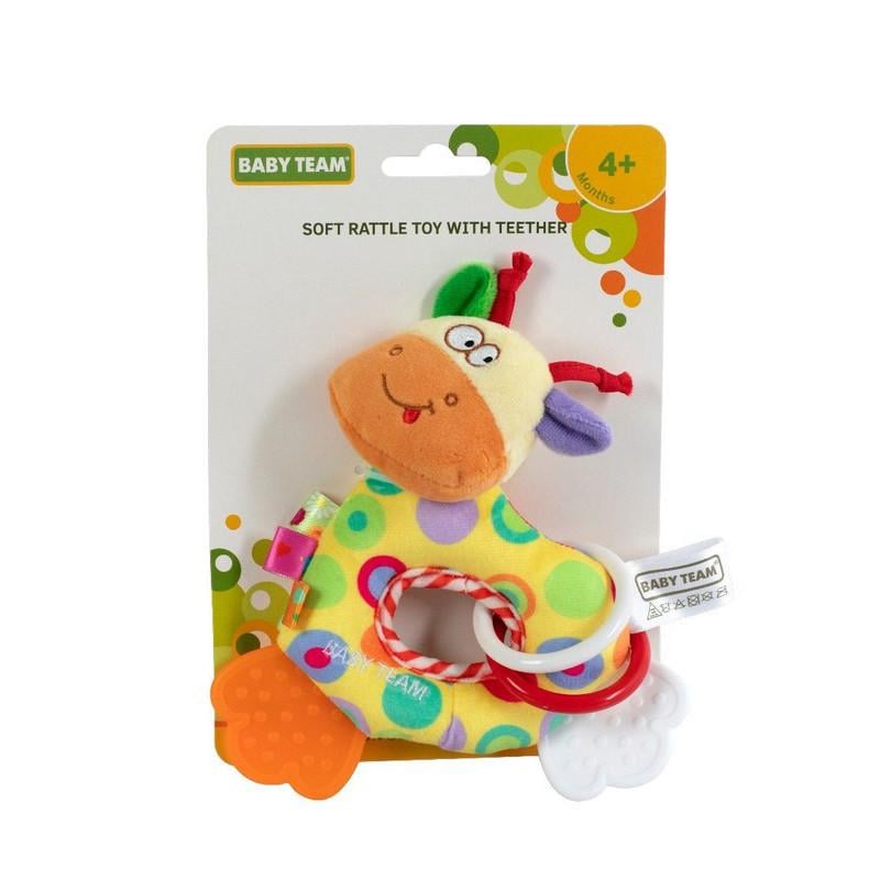 Брязкальце з прорізувачем Жираф 8515 Жовтий (RLT51250)